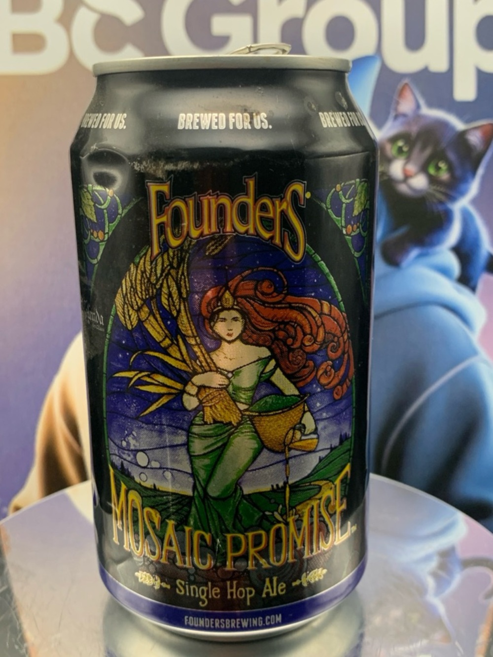 Vintage Beer Can Founders Mosaic Promise Single Hop Ale Tab Empty Aluminum Can